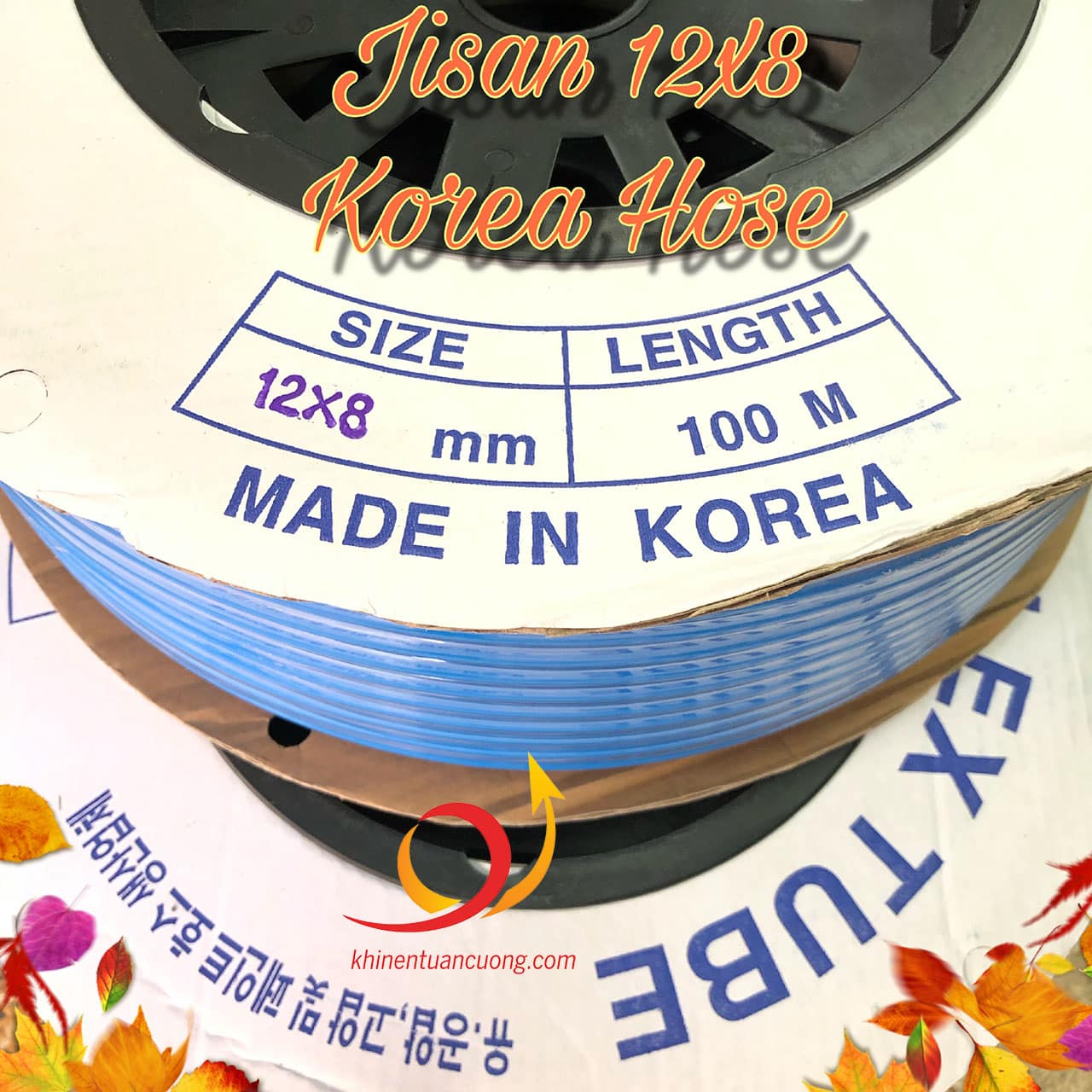 Ảnh đại diện Dây hơi Hàn Quốc Jisan 12x8mm Made in Korea