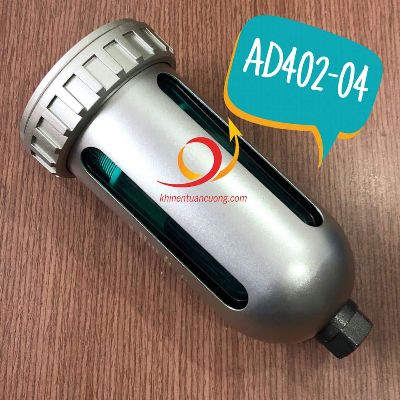 Toàn thân của cốc xả đáy bình tích khí AD402-04 SMC Made in Japan