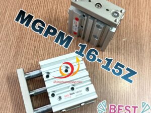 Ảnh thực tế xylanh 3 ty MGPM16-15Z dùng trong máy thực phẩm chức năng