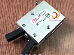 Ảnh thực tế xi lanh kẹp chéo MHC2-20D kiểu SMC Japan sản xuất bởi hãng SNS nội địa cao cấp Trung Quốc