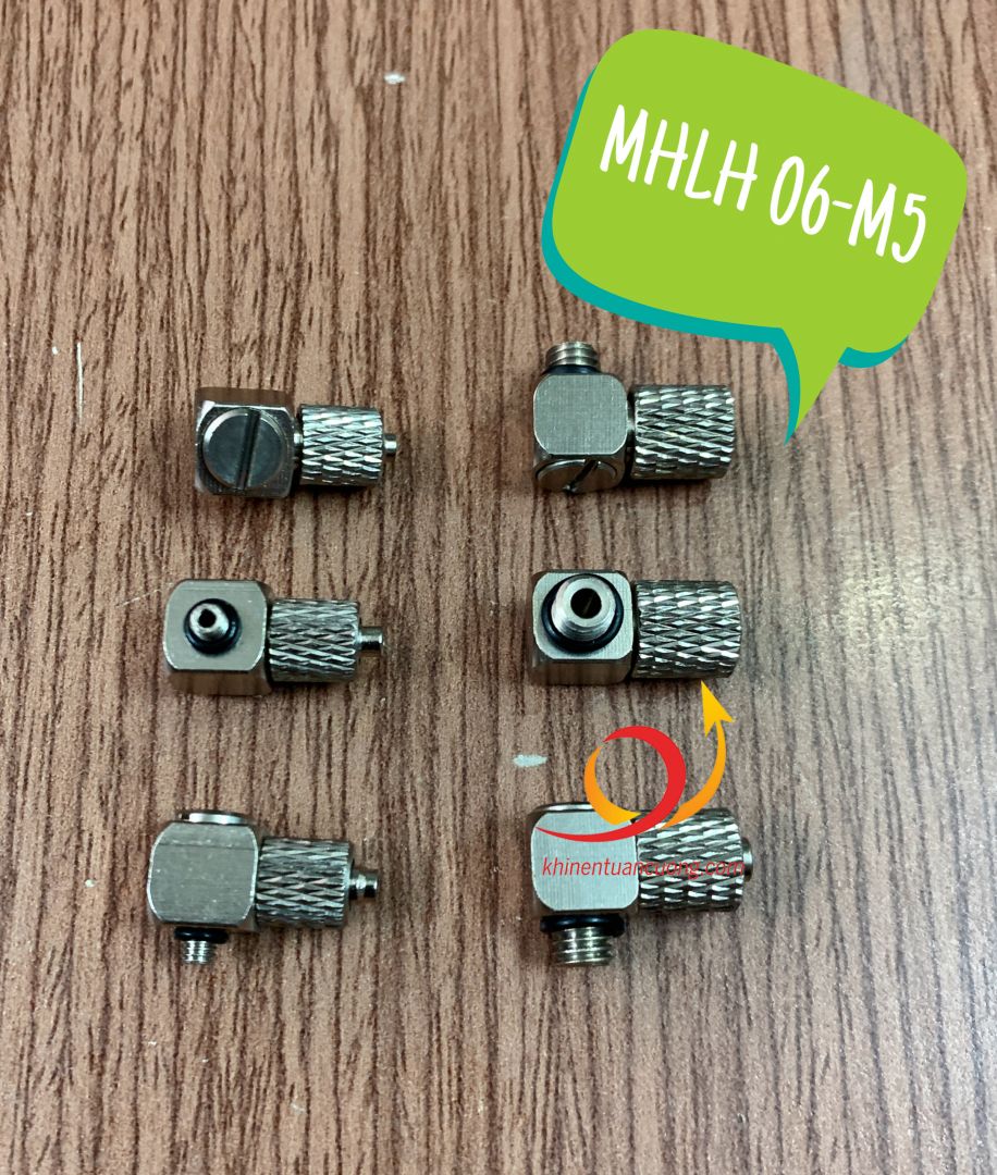 Đặt cạnh ren M5 của chiếc MHLH 06-M5, chúng ta thấy chiếc MHLH04-M3 này nhỏ hơn hẳn về kích thước bao ngoài lẫn đường kính ren vặn