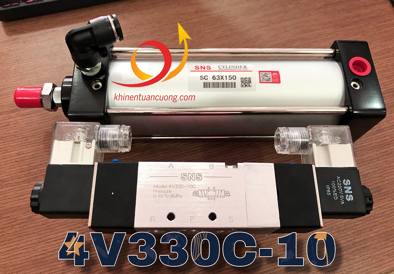Van 4V330C-08 có thể điều khiển SC63x150-S thông qua công tắc hành trình HY-M904 Hanyoung Nux